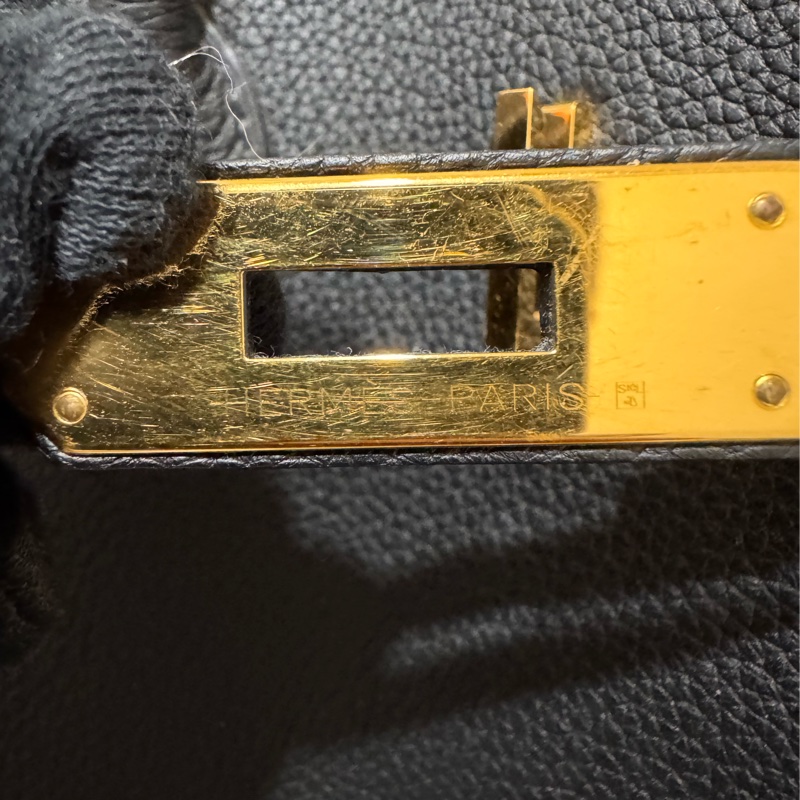 Hermes Birkin 40黑金C刻-3
