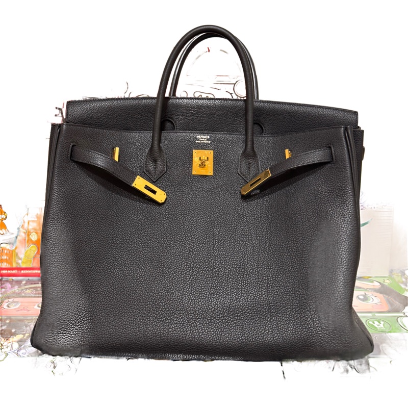 Hermes Birkin 40黑金C刻-5