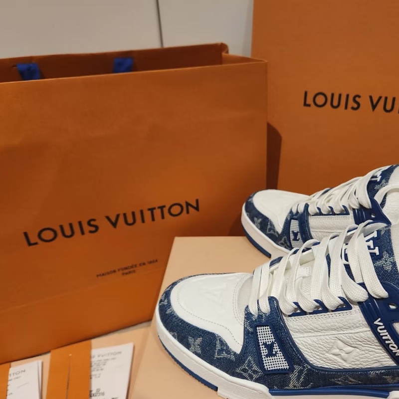 LV牛仔藍 trainer 36碼-3