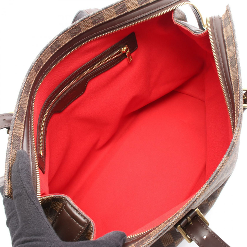 路易威登 切爾西托特單肩包 N51119 Damier 帆布皮革 Ebene 二手-2