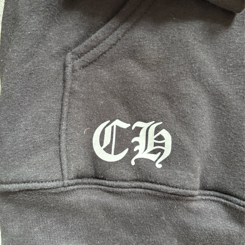 Chrome Hearts 厚版 捲軸三十字 帽外套 M-4