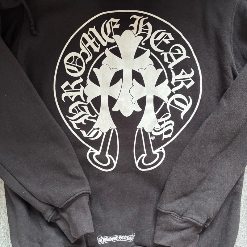 Chrome Hearts 厚版 捲軸三十字 帽外套 M-6