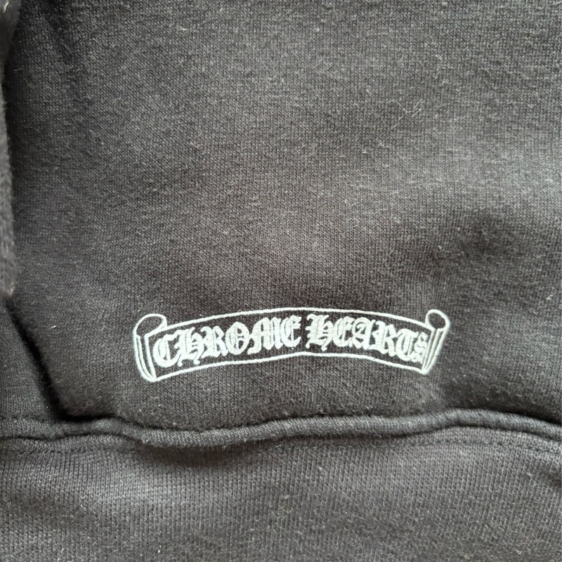Chrome Hearts 厚版 捲軸三十字 帽外套 M-9
