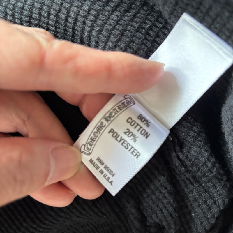 Chrome Hearts 厚版 捲軸三十字 帽外套 M-12