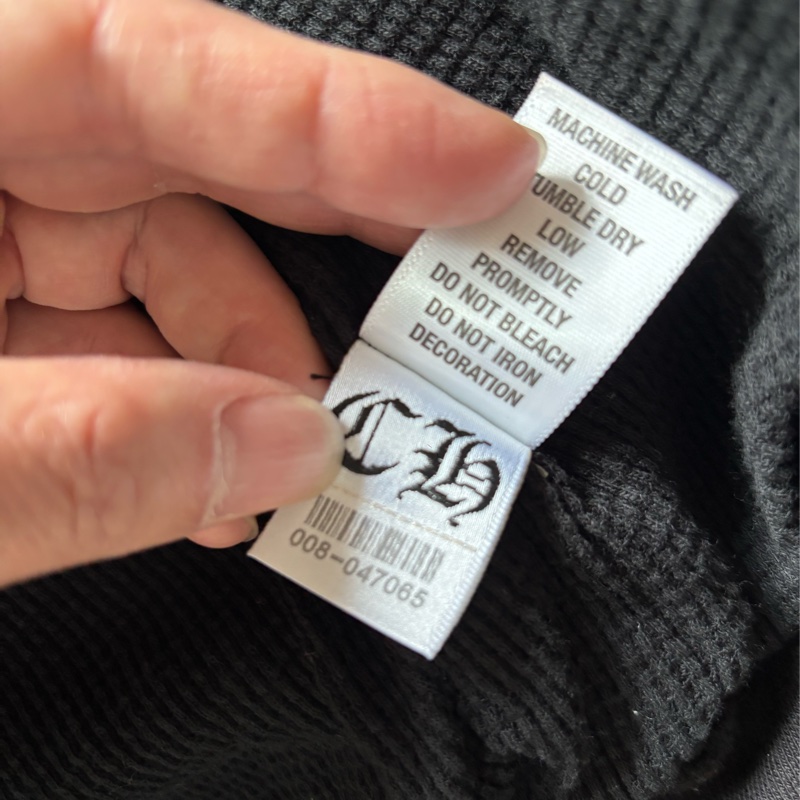 Chrome Hearts 厚版 捲軸三十字 帽外套 M-13