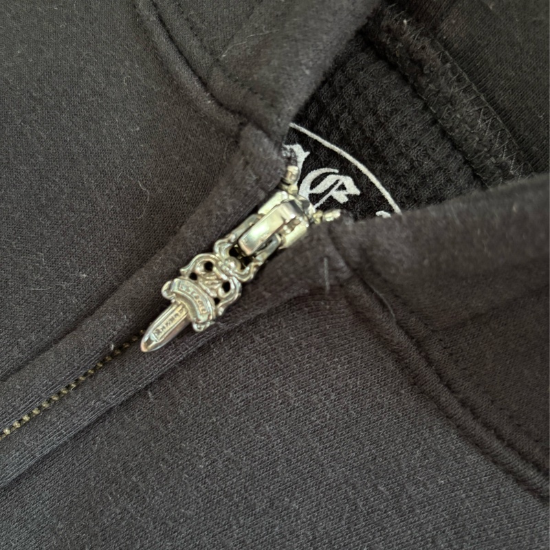Chrome Hearts 厚版 捲軸三十字 帽外套 M-14