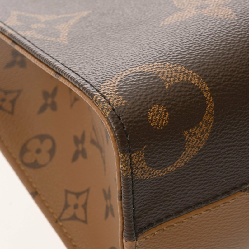 路易威登 Monogram Reverse On the Go PM 棕色女士帆布手提包 M46373,近全新,二手,Ginzo-6