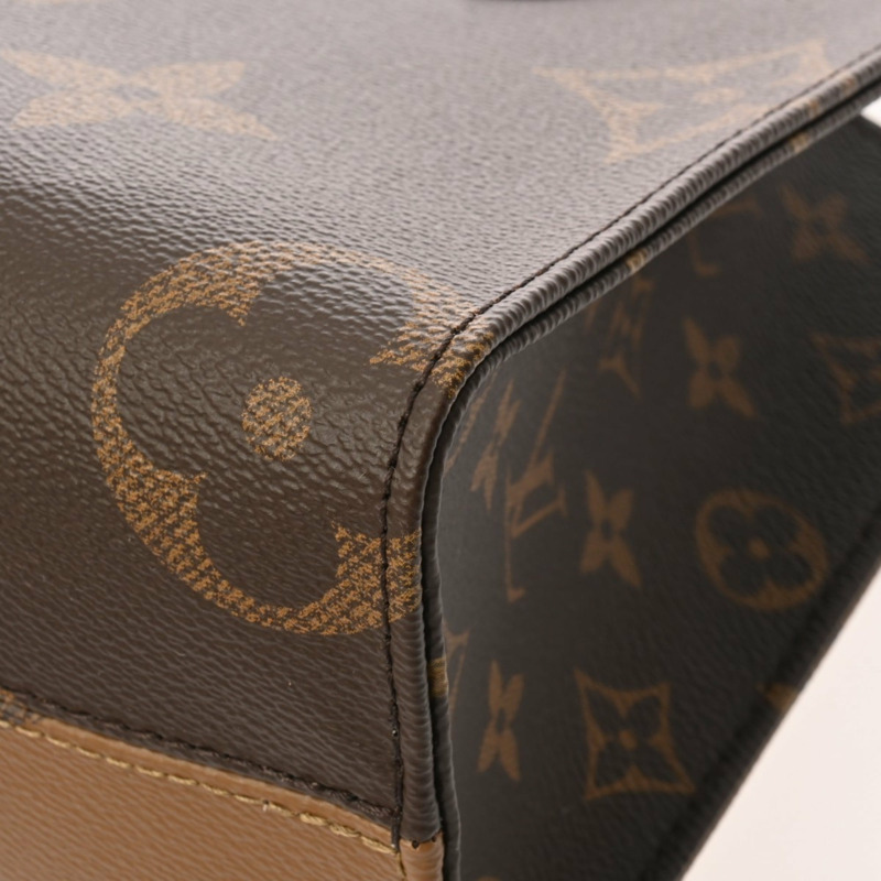 路易威登 Monogram Reverse On the Go PM 棕色女士帆布手提包 M46373,近全新,二手,Ginzo-7