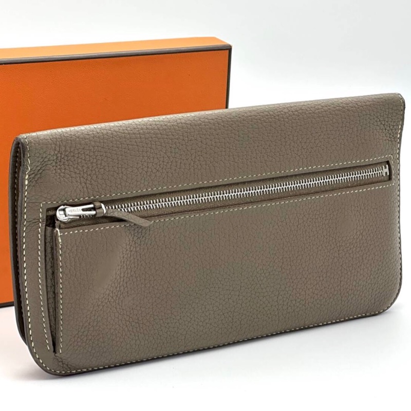 Hermès Dogon愛馬仕米色長夾-1