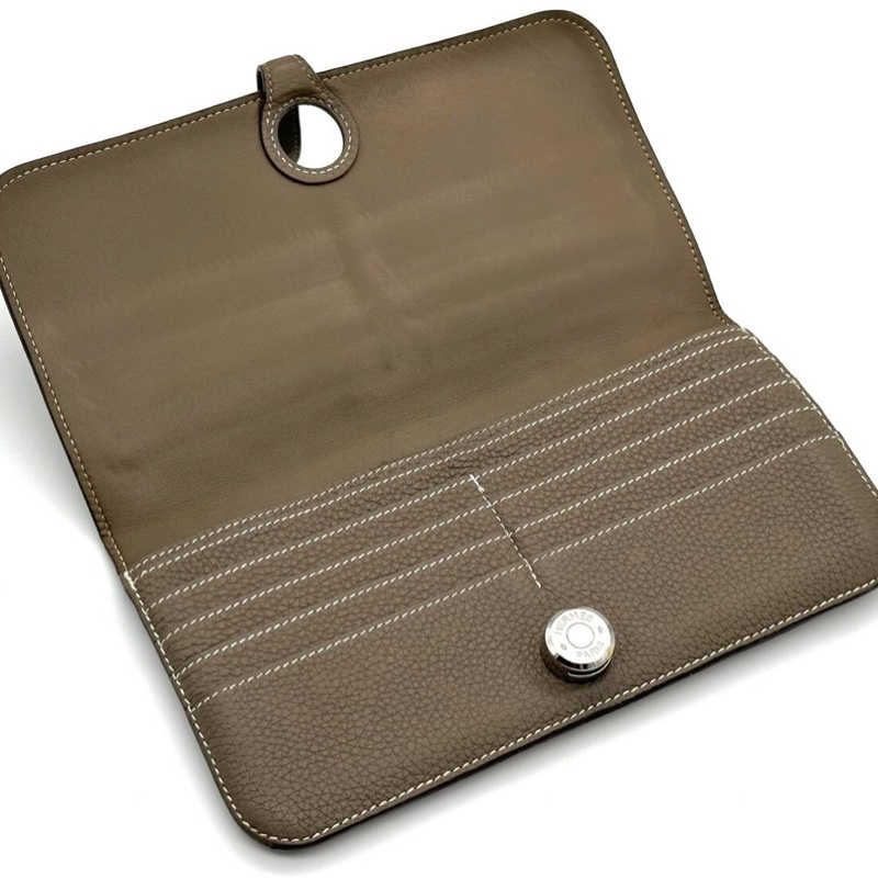 Hermès Dogon愛馬仕米色長夾-2