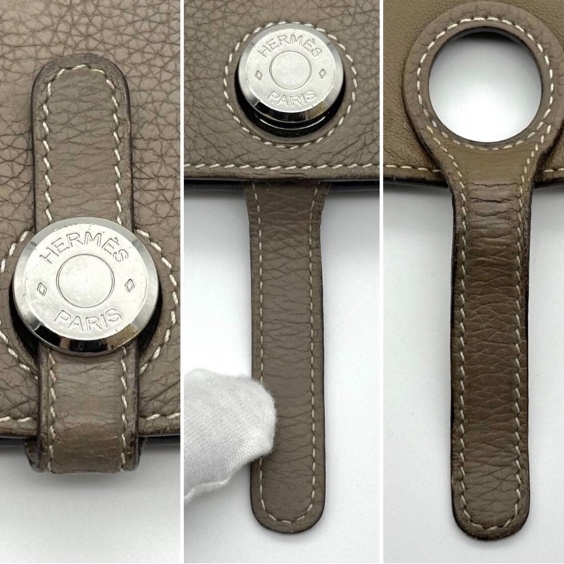 Hermès Dogon愛馬仕米色長夾-8