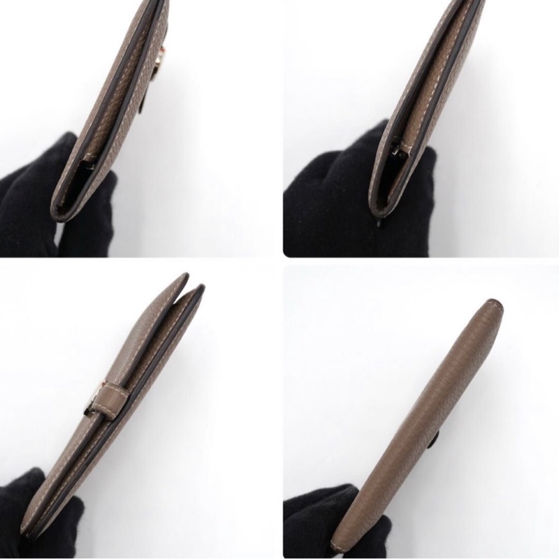Hermès 愛馬仕 Dogon Compact Etoupe 錢包零錢包-5