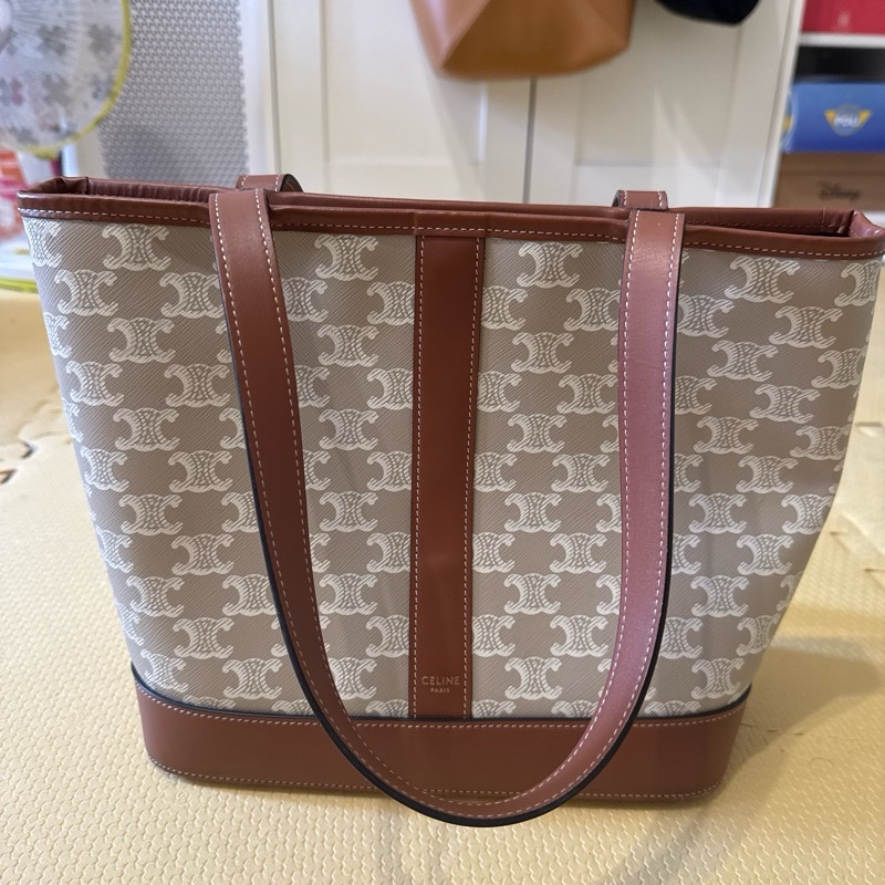 Celine 老花托特包(白色)-0