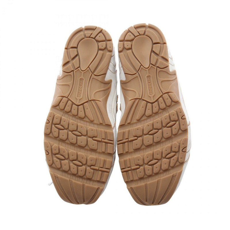 Miu Miu New Balance 530 SL 運動鞋 #40 皮革 白色 棕色 二手 女款-3