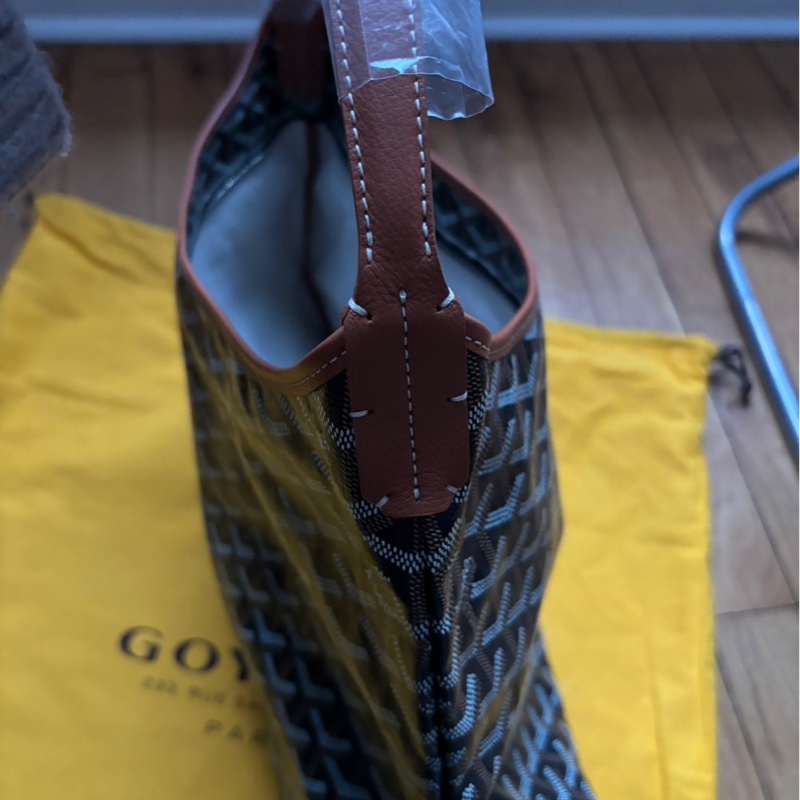 goyard hobo 黑棕-7