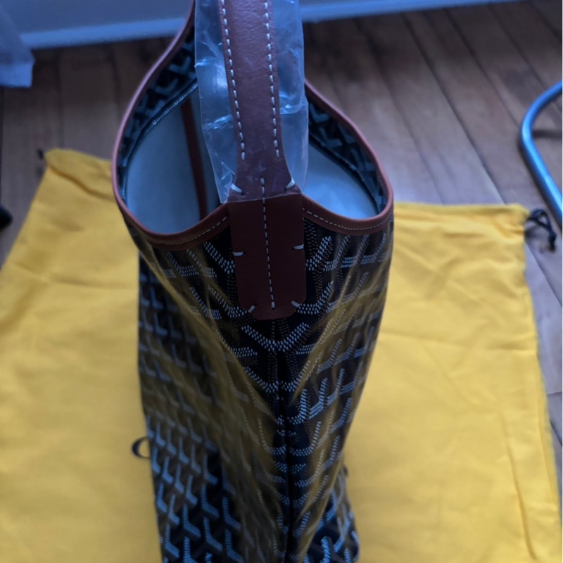 goyard hobo 黑棕-8