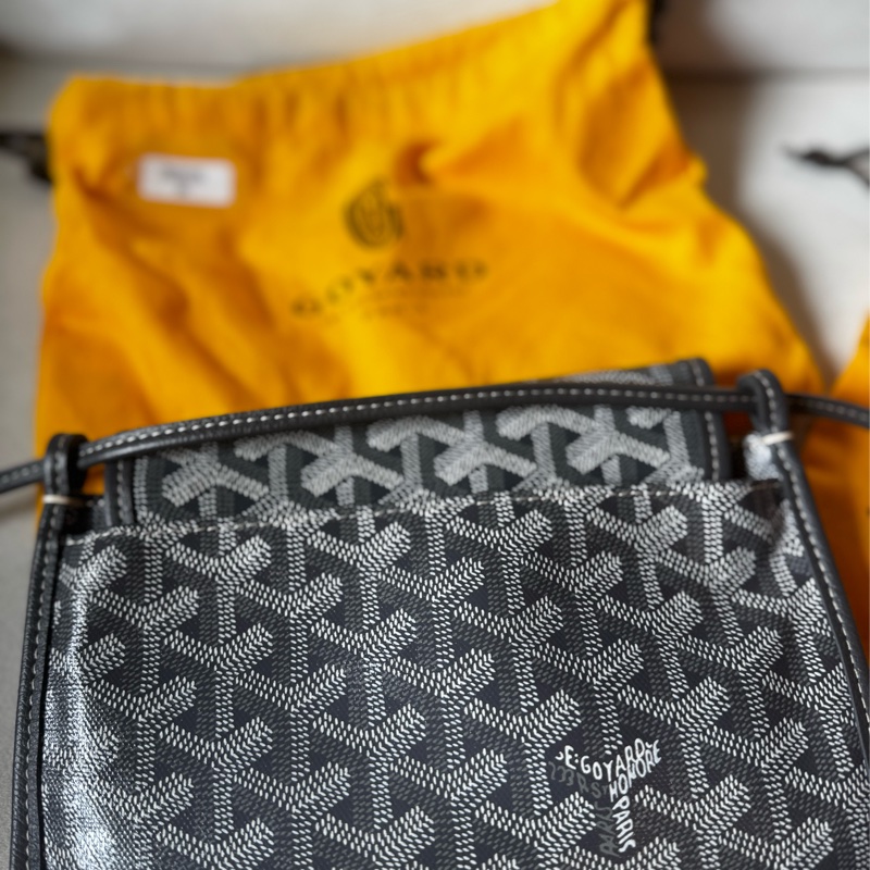 Goyard plumet pocket wallet信封包/斜挎包灰色爆款-1