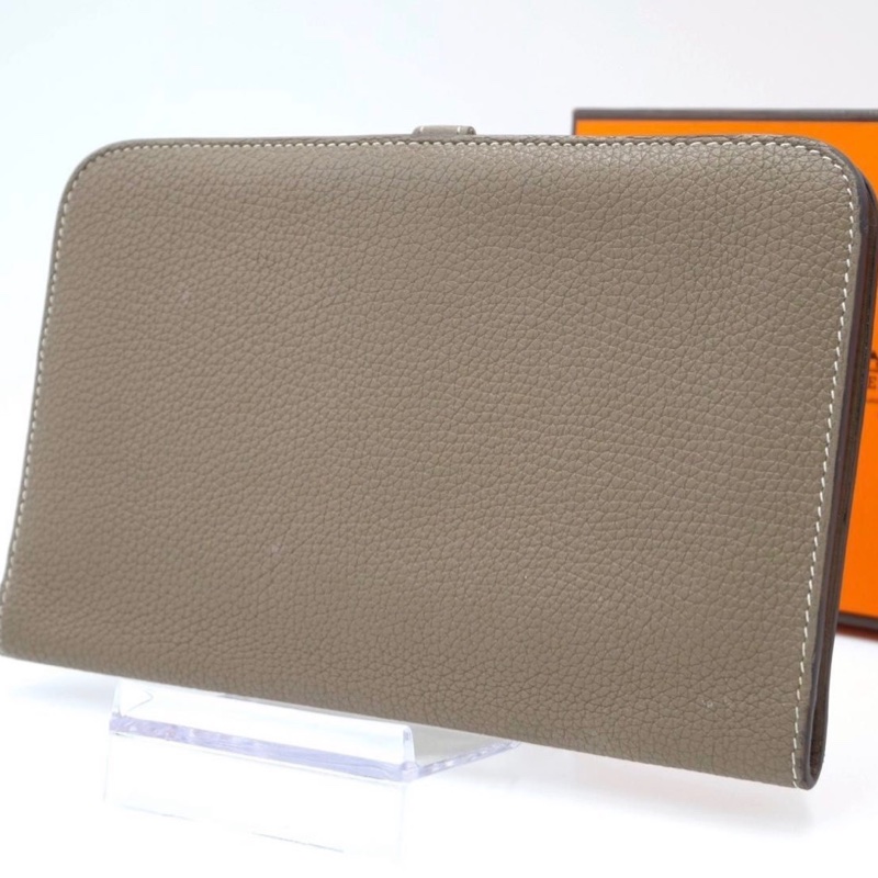 Hermès Dogon愛馬仕米色長夾-1