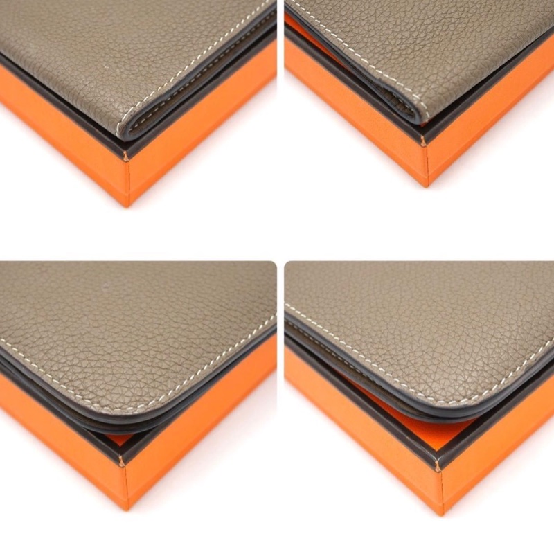 Hermès Dogon愛馬仕米色長夾-3