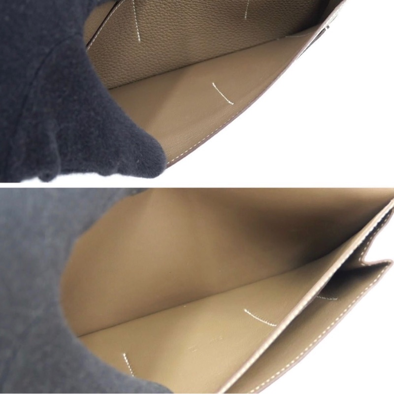 Hermès Dogon愛馬仕米色長夾-5