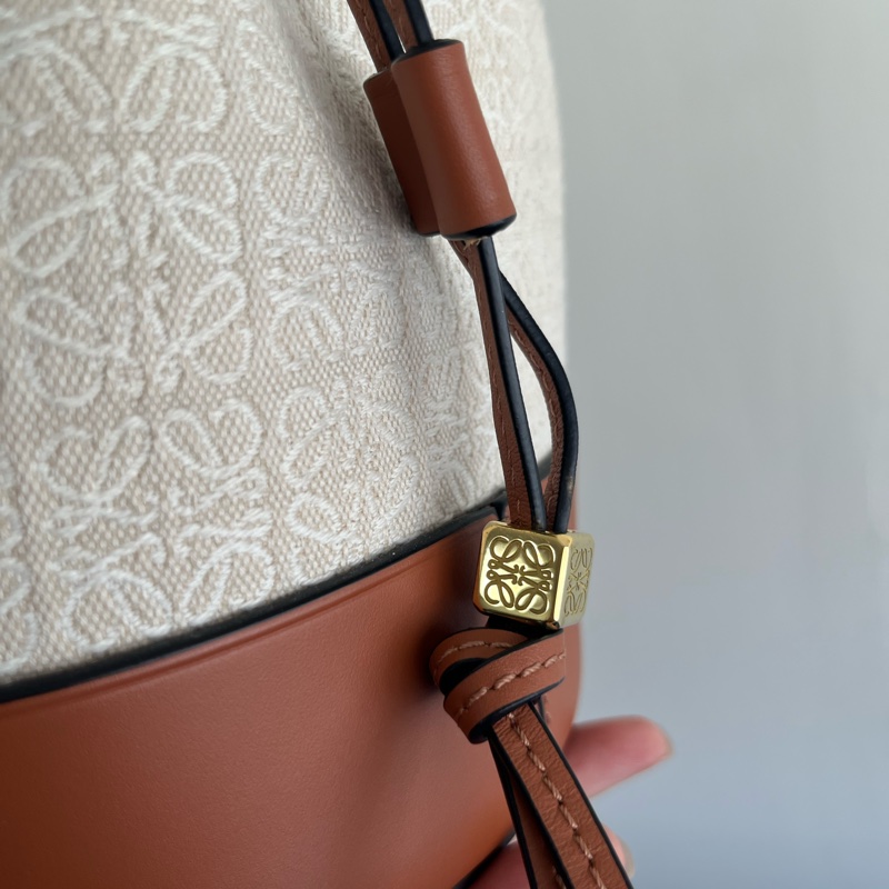 LOEWE 小號花紋水桶包氣球包 SMALL BALLOON BUCKET BAG-11