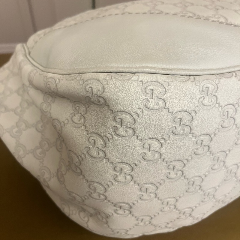 Gucci皮革手提托特包-8