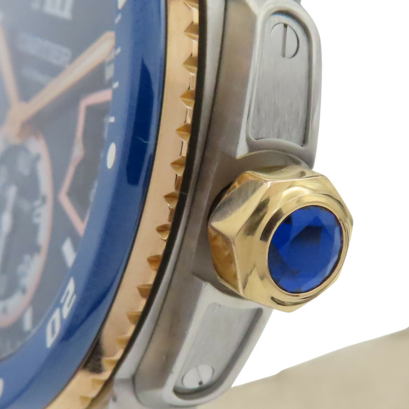 藍色錶盤 黑色膠帶 Calibre de Cartier Diver 腕錶【Cartier 卡地亞】 W2CA0008-7