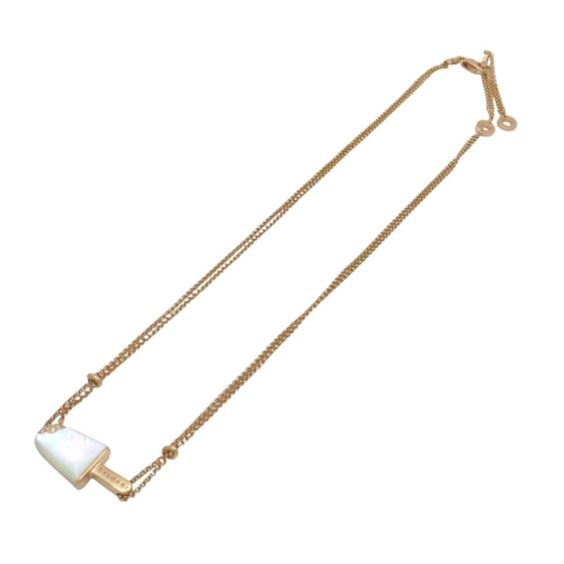 18K玫瑰金 珍珠母貝 BVLGARI BVLGARI Gelati 項鍊【BVLGARI 寶格麗】 356132-2