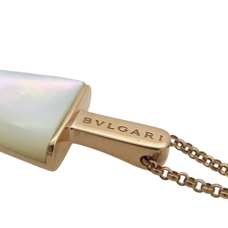 18K玫瑰金 珍珠母貝 BVLGARI BVLGARI Gelati 項鍊【BVLGARI 寶格麗】 356132-7