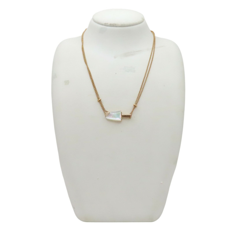 18K玫瑰金 珍珠母貝 BVLGARI BVLGARI Gelati 項鍊【BVLGARI 寶格麗】 356132-10