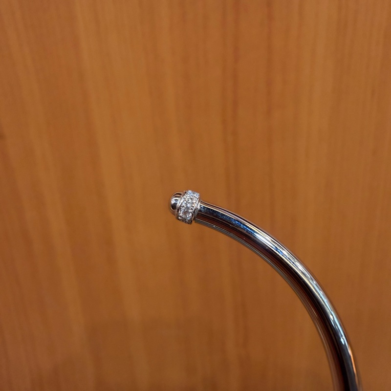 （超美！！）Tiffany 18K白金Infinity 手環-7
