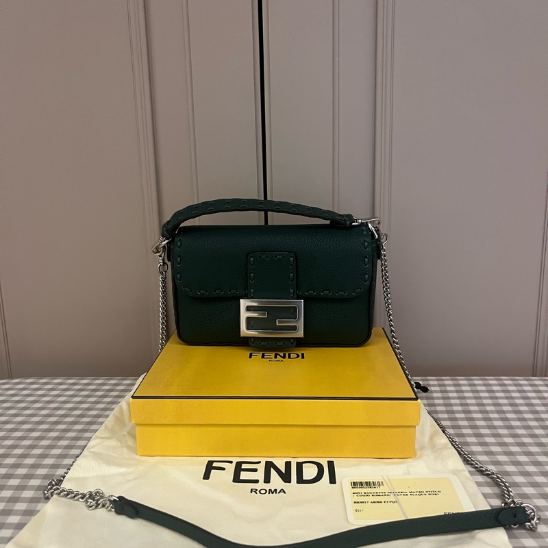 Fendi baguette Selleria 全新迷你法棍包-0