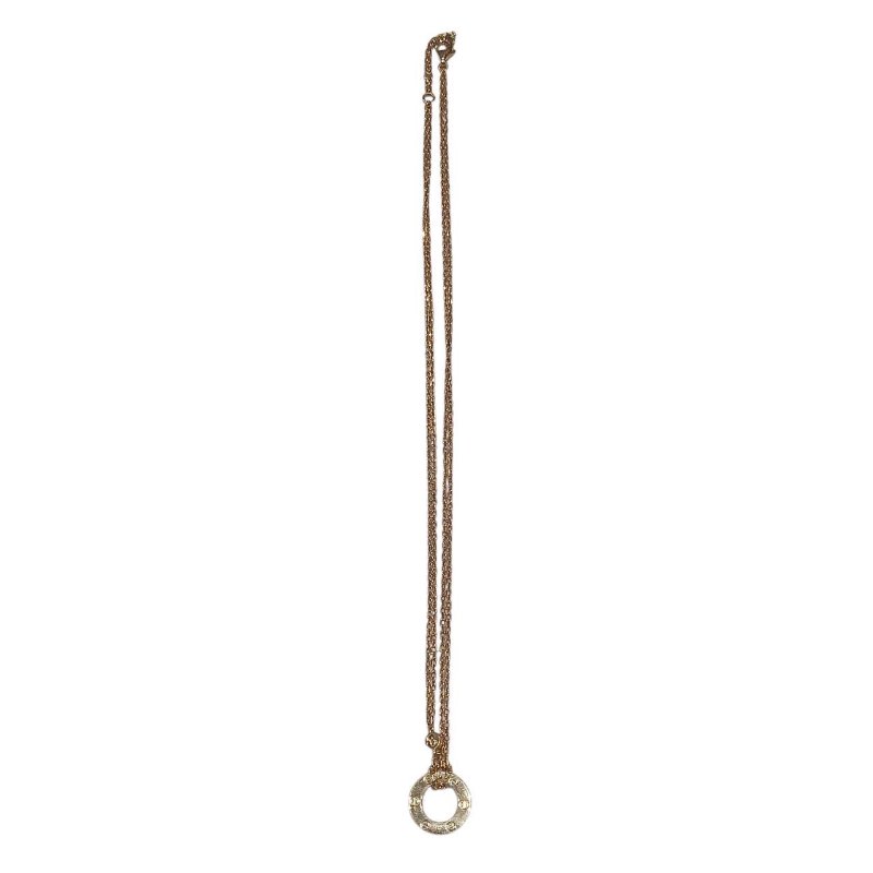 CARTIER 卡地亞 B7219500 LOVE CIRCLE DIAMOND NECKLACE 18K 項鍊 YG 鑽石-1