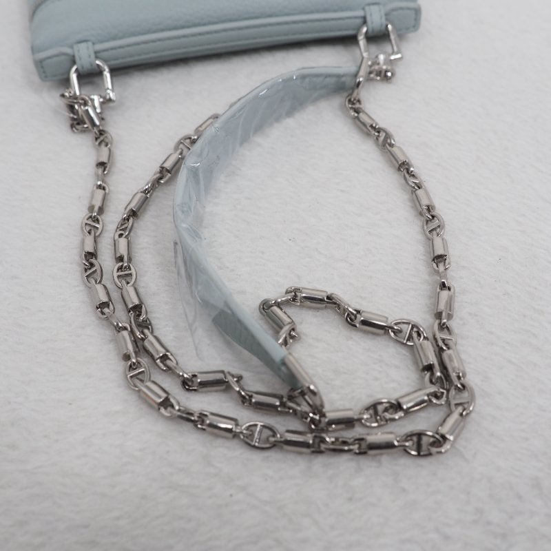 Loro Piana Extra Pocket Mini Pouch L15 淺藍色 聖杯藍-4