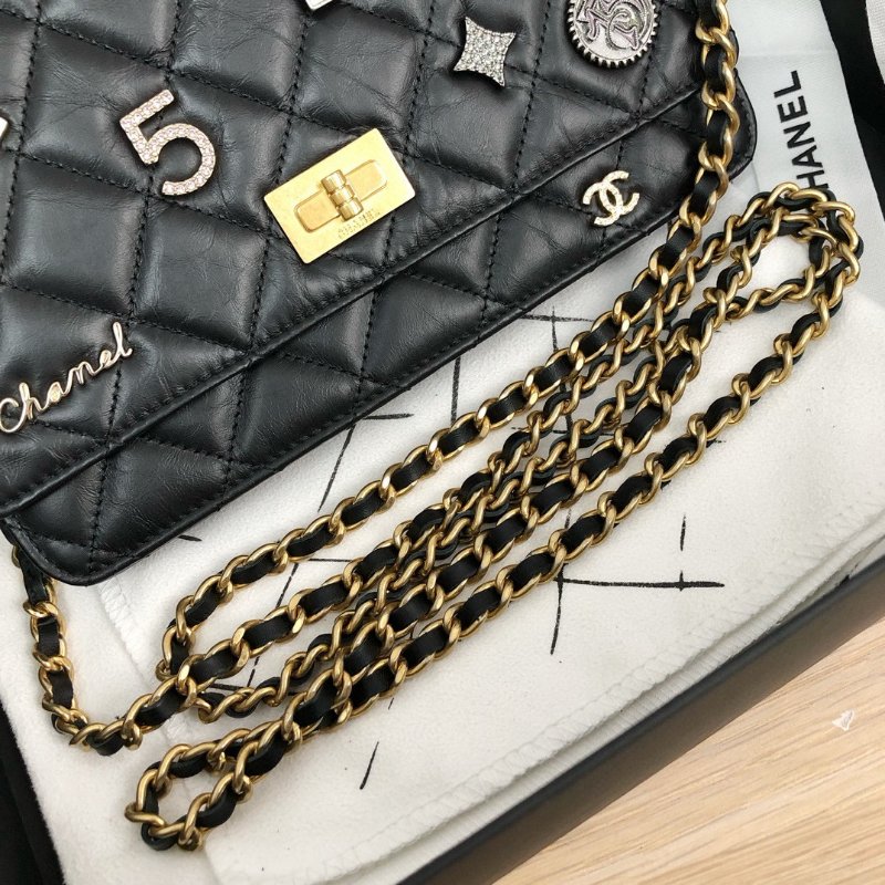 近新品 香奈兒/Chanel 2.55賭神woc鏈條包-10