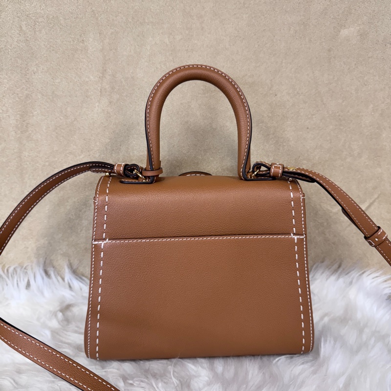 [ 市價約26萬 ］Delvaux Brillant PM 焦糖牛皮 近全新 全配-1