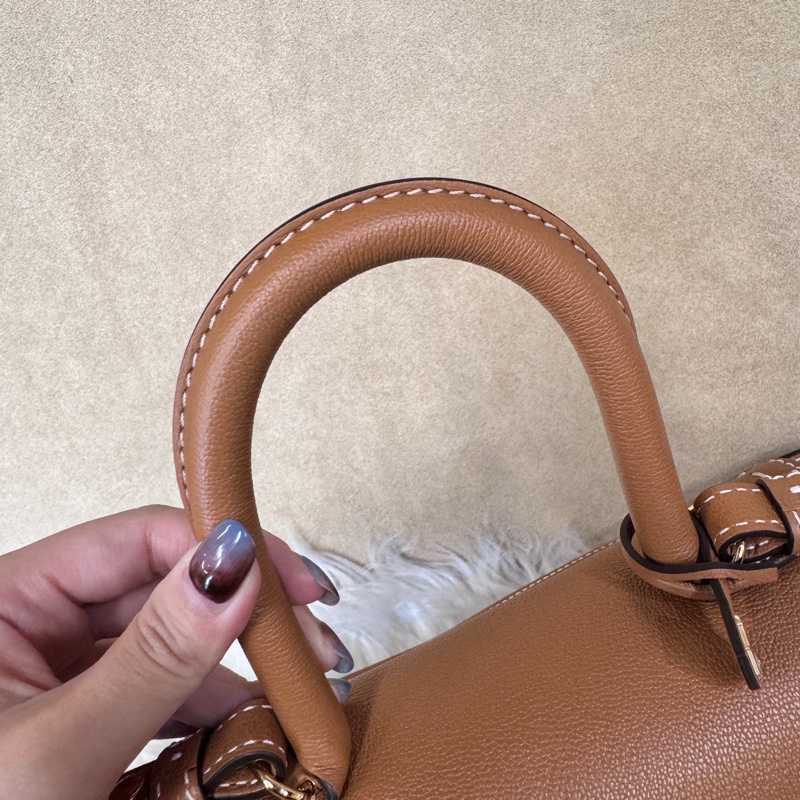 [ 市價約26萬 ］Delvaux Brillant PM 焦糖牛皮 近全新 全配-7