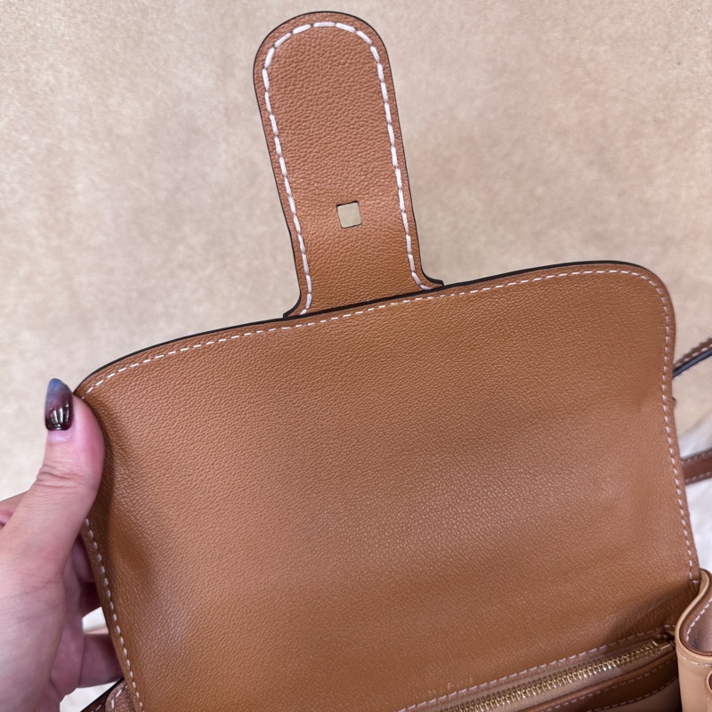 [ 市價約26萬 ］Delvaux Brillant PM 焦糖牛皮 近全新 全配-10