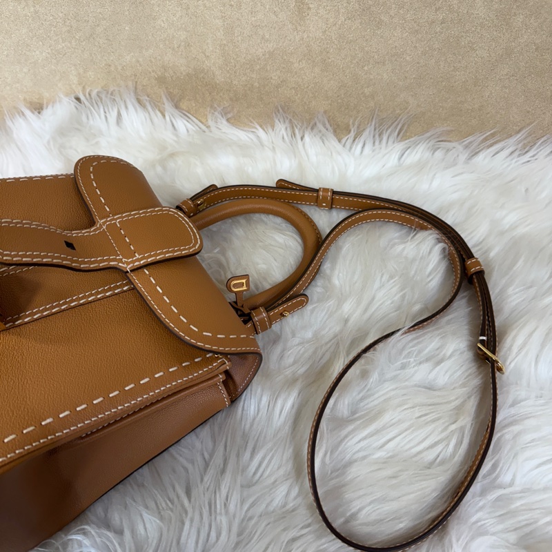 [ 市價約26萬 ］Delvaux Brillant PM 焦糖牛皮 近全新 全配-15