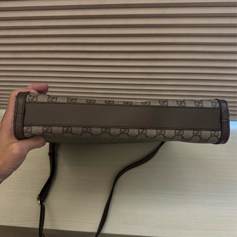 🔥 限量插畫款 GUCCI GG Supreme 手提斜背包 🔥 潮流感 × 收藏感兼具-5