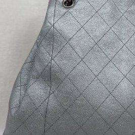 Chanel 16C Silver Chain Shoulder Bag 香奈兒銀灰色鏈條單肩包托特包-19