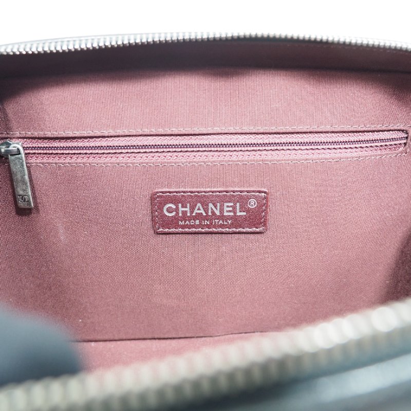 Chanel 15C Coco Boy Camera bag 香奈兒可可黑色雙層相機包-16