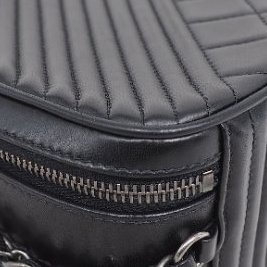 Chanel 15C Coco Boy Camera bag 香奈兒可可黑色雙層相機包-23