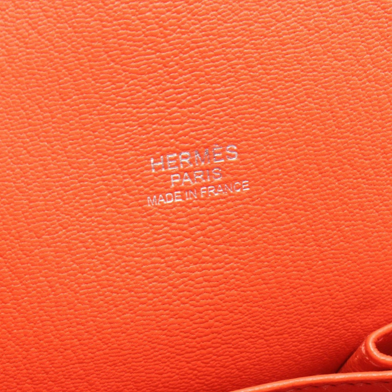 愛馬仕 Hermès Gypsiere 31 肩背包/手提包,Taurillon Clemence 皮革,橙色,女士款-3