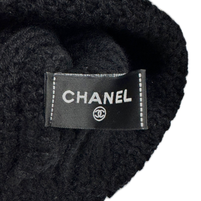 Chanel 粗針織毛帽-3