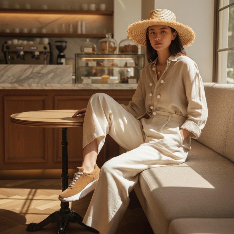 Hogan 女款 Hi-Fi 麂皮厚底雲朵運動鞋 底高6.5公分 IT35/36/36.5/37/37.5/38/38.5/39/40-1