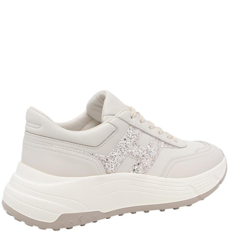 Hogan 女款 Hi-Fi 納帕皮革厚底雲朵運動鞋 亮片H/底高6.5公分 IT36.5/37/38/39-6