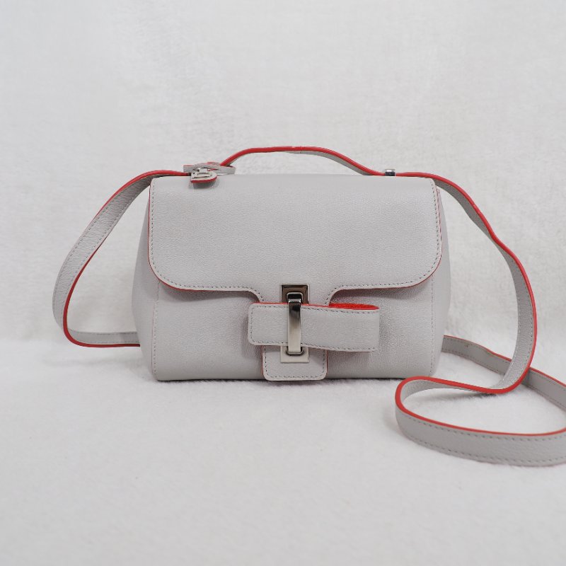 Delvaux Simplissime City PM 德爾沃灰色斜挎包-5