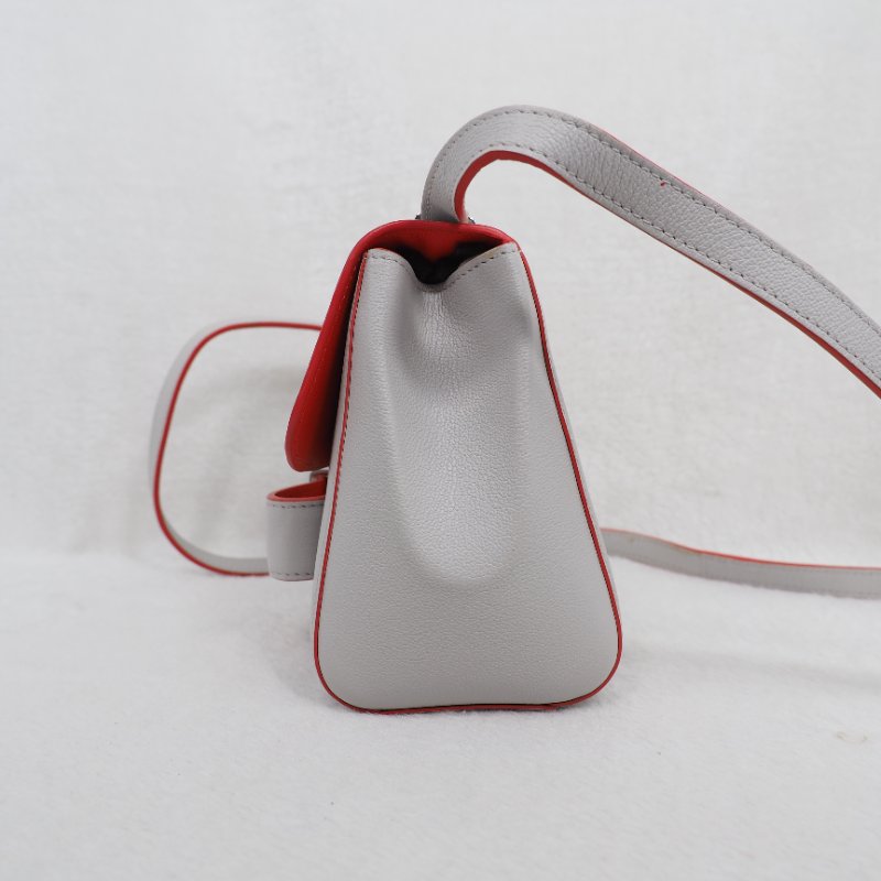 Delvaux Simplissime City PM 德爾沃灰色斜挎包-8