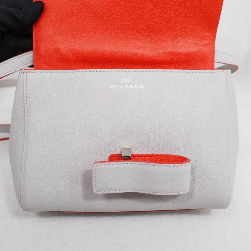 Delvaux Simplissime City PM 德爾沃灰色斜挎包-27